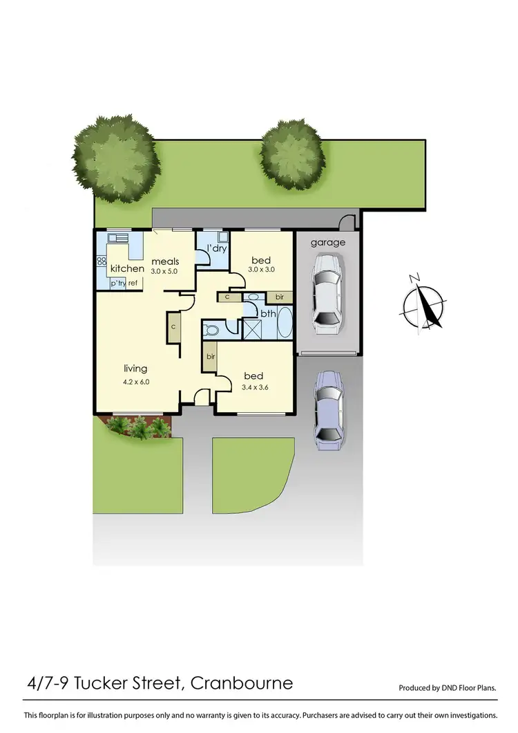 Floorplan of Homely unit listing, 4/7-9 Tucker Street, Cranbourne VIC 3977