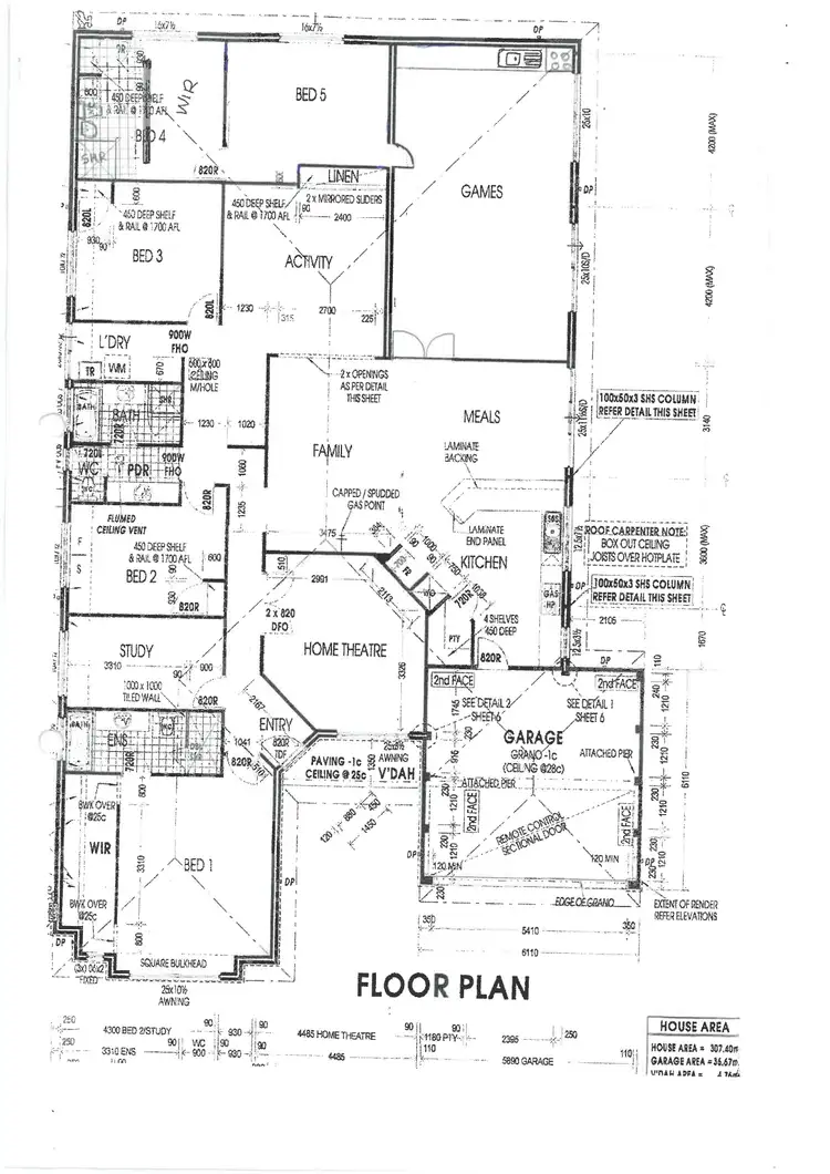 Floorplan of Homely house listing, 41 Arrino Parade, Baldivis WA 6171