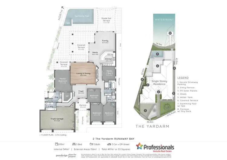 Floorplan of Homely house listing, 2 The Yardarm, Runaway Bay QLD 4216