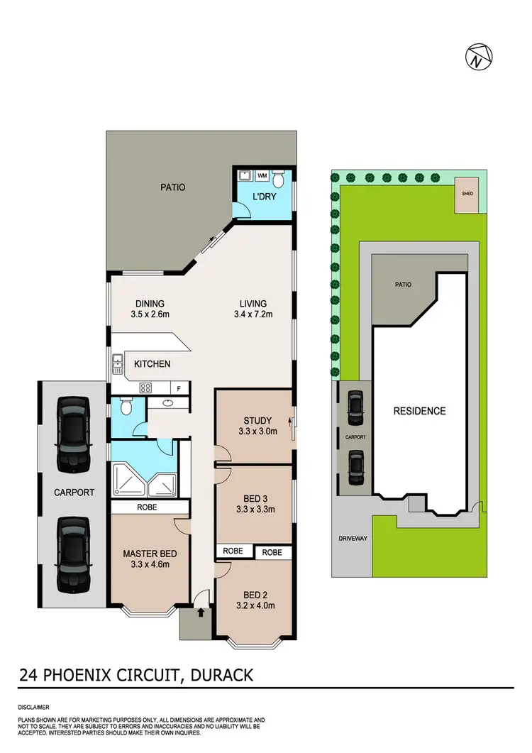 Floorplan of Homely house listing, 24 Phoenix Circuit, Durack NT 830