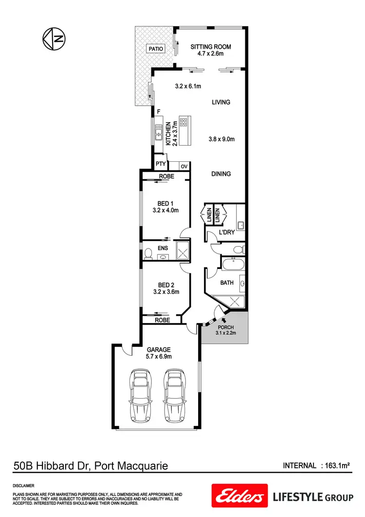Floorplan of Homely house listing, 50B Hibbard Drive, Port Macquarie NSW 2444
