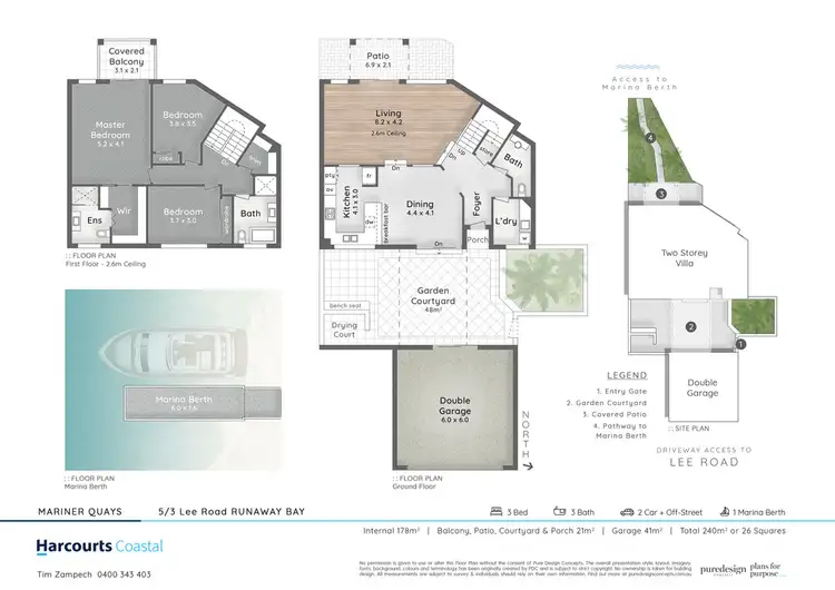 Floorplan of Homely townhouse listing, 5/3 Lee Road, Runaway Bay QLD 4216