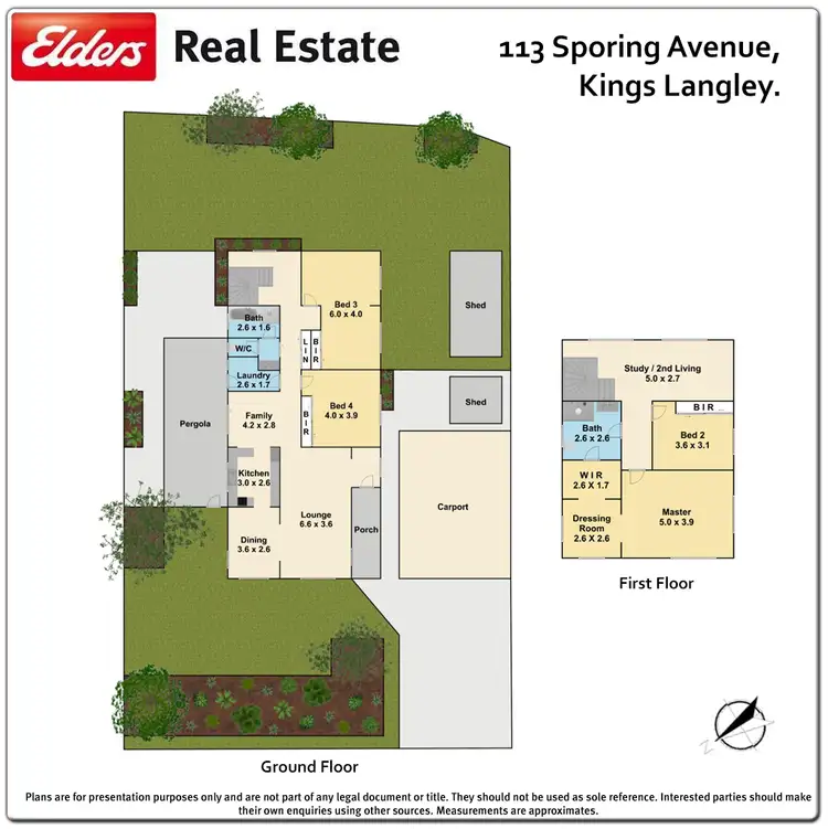 Floorplan of Homely house listing, 113 Sporing Ave, Kings Langley NSW 2147