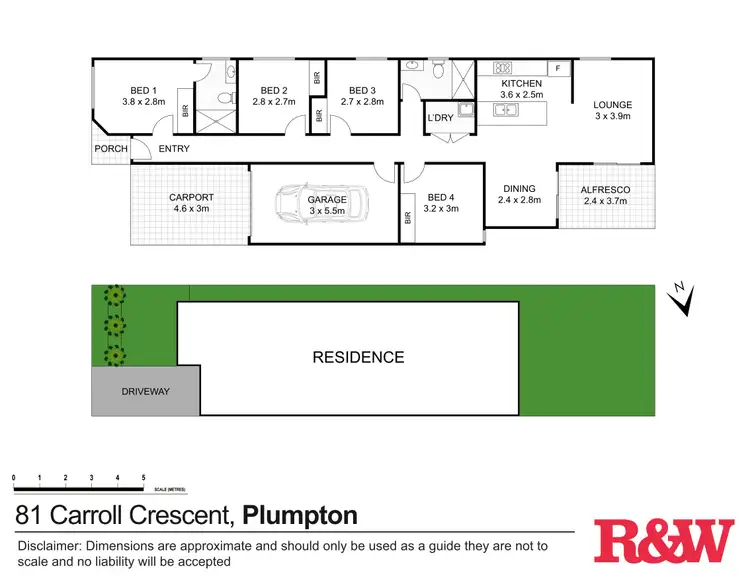 Floorplan of Homely house listing, 81 Carroll Crescent, Plumpton NSW 2761