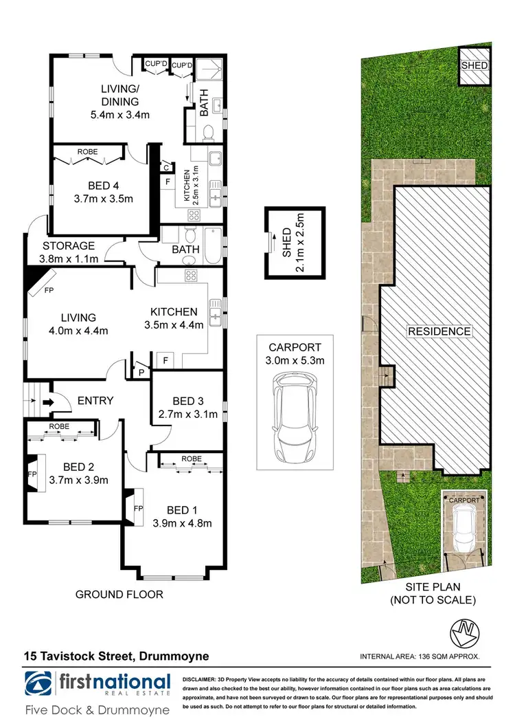 Floorplan of Homely house listing, 15 Tavistock Street, Drummoyne NSW 2047