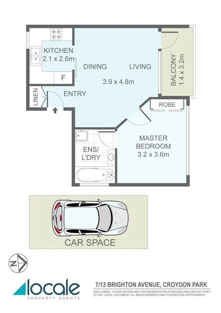 Floorplan of Homely unit listing, 7/13 Brighton Avenue, Croydon Park NSW 2133