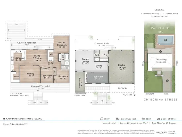 Floorplan of Homely house listing, 16 Chindrina Street, Hope Island QLD 4212