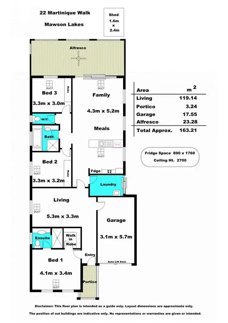 Floorplan of Homely house listing, 24 Martinique Walk, Mawson Lakes SA 5095