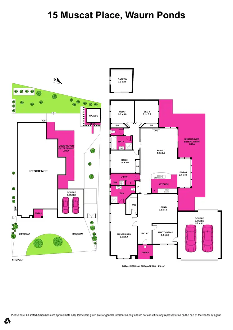 Floorplan of Homely house listing, 15 Muscat Place, Waurn Ponds VIC 3216