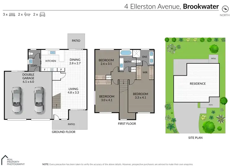 Floorplan of Homely house listing, 4 Ellerston Avenue, Brookwater QLD 4300