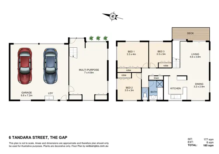 Floorplan of Homely house listing, 6 Tandara Street, The Gap QLD 4061