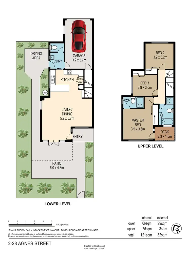 Floorplan of Homely townhouse listing, 2/28 Agnes Street, Morningside QLD 4170