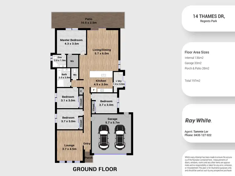 Floorplan of Homely house listing, 14 Thames Drive, Regents Park QLD 4118