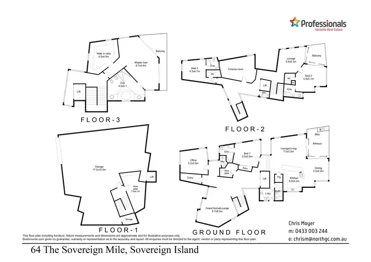 Floorplan of Homely house listing, 64 The Sovereign Mile, Sovereign Islands QLD 4216