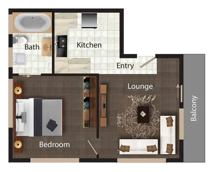 Floorplan of Homely unit listing, 3/1 Mowatt Street, Queanbeyan East NSW 2620