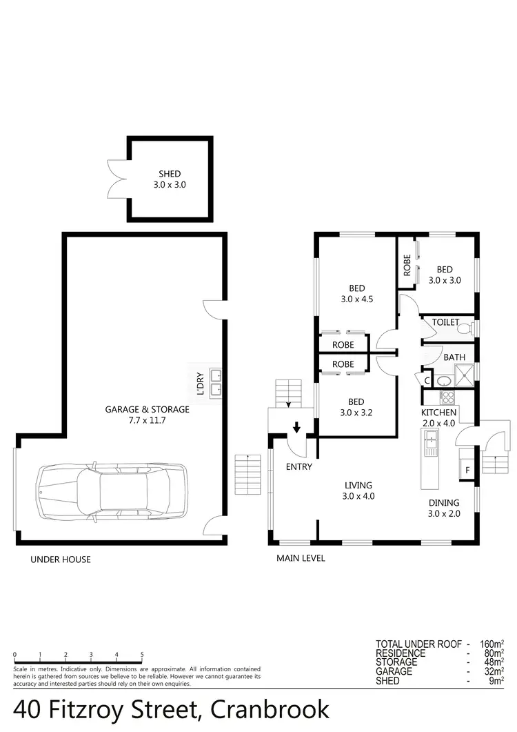 Floorplan of Homely house listing, 40 Fitzroy Street, Cranbrook QLD 4814