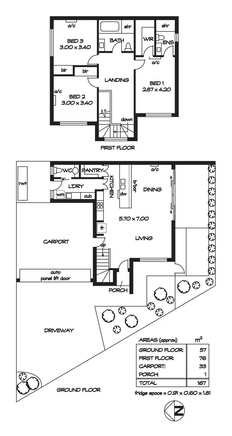 Floorplan of Homely house listing, 1/ 13 Ferris Street, Magill SA 5072