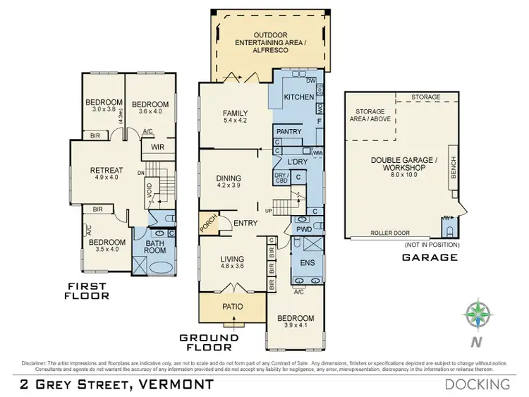 Floorplan of Homely house listing, 2 Grey Street, Vermont VIC 3133