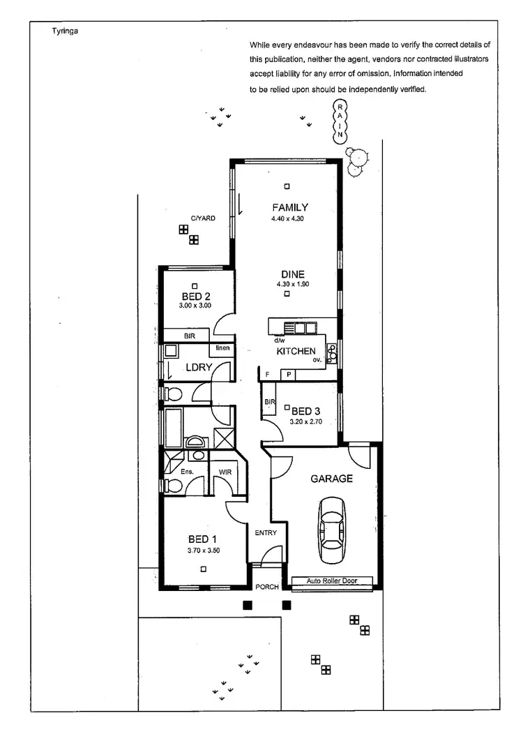 Floorplan of Homely house listing, 3C Tyringa Place, Rostrevor SA 5073