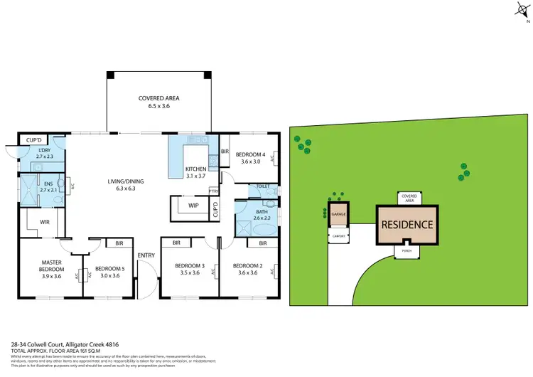Floorplan of Homely house listing, 28-34 Colwell Court, Alligator Creek QLD 4816