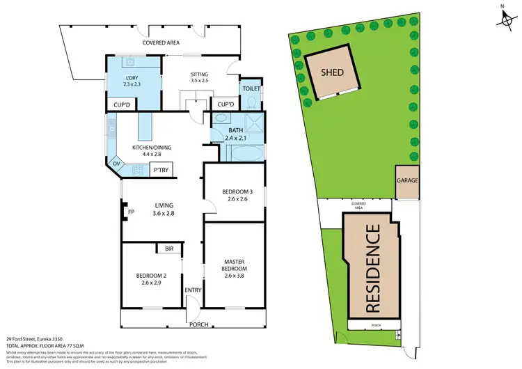 Floorplan of Homely house listing, 29 Ford Street, Eureka VIC 3350