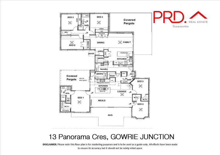 Floorplan of Homely house listing, 13 Panorama Crescent, Gowrie Junction QLD 4352
