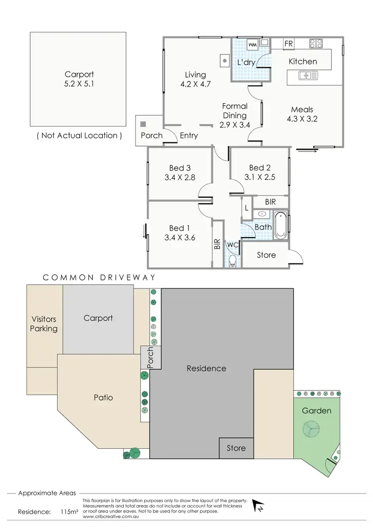 Floorplan of Homely villa listing, 50 Troy Terrace, Daglish WA 6008