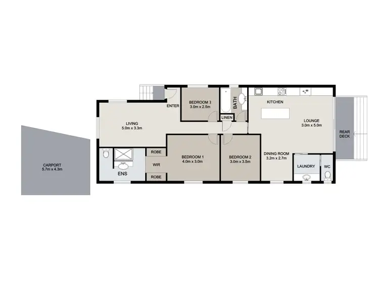 Floorplan of Homely house listing, 12 Gold Street, Banyo QLD 4014