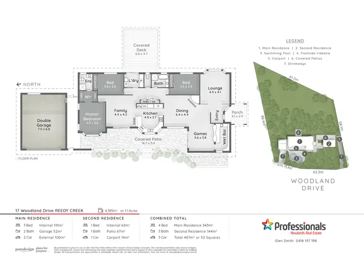 Floorplan of Homely house listing, 17 Woodland Drive, Reedy Creek QLD 4227