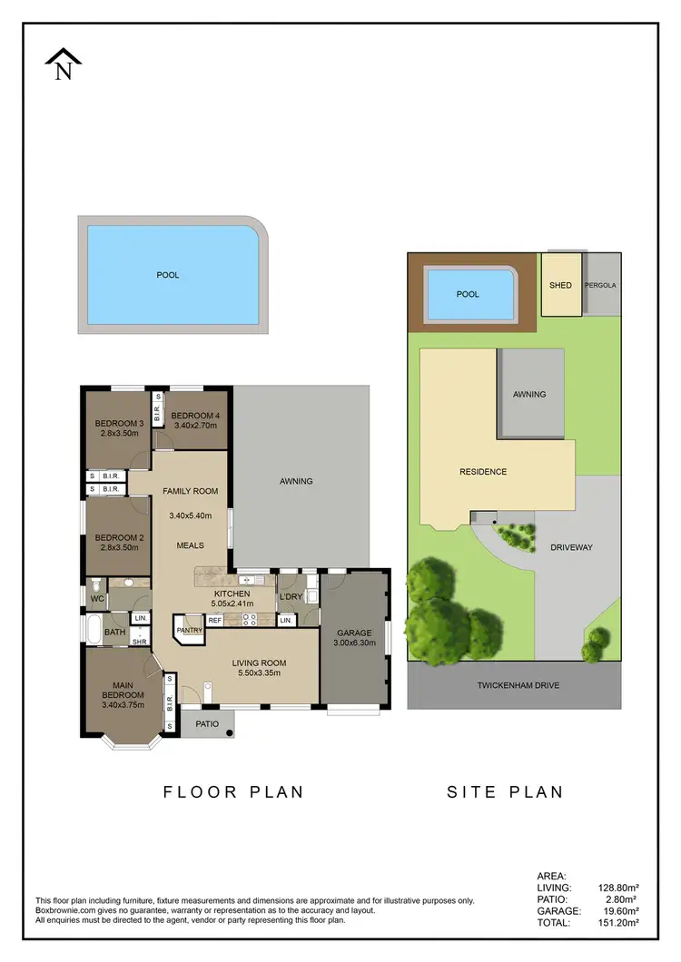 Floorplan of Homely house listing, 60 TWICKENHAM DRIVE, Dubbo NSW 2830