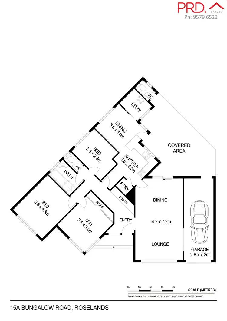 Floorplan of Homely house listing, 15A Bungalow Road, Roselands NSW 2196