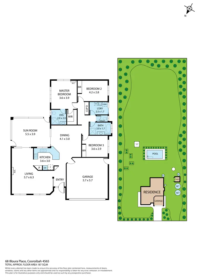 Floorplan of Homely house listing, 68 Illoura Place, Cooroibah QLD 4565