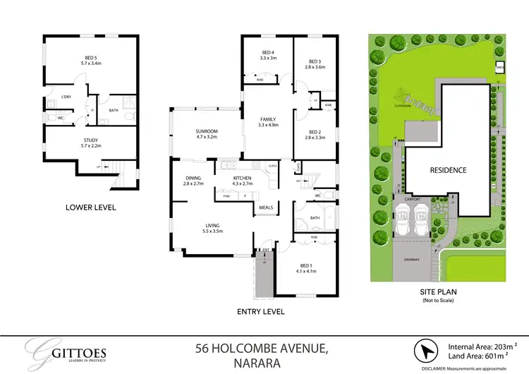 Floorplan of Homely house listing, 56 Holcombe Avenue, Narara NSW 2250