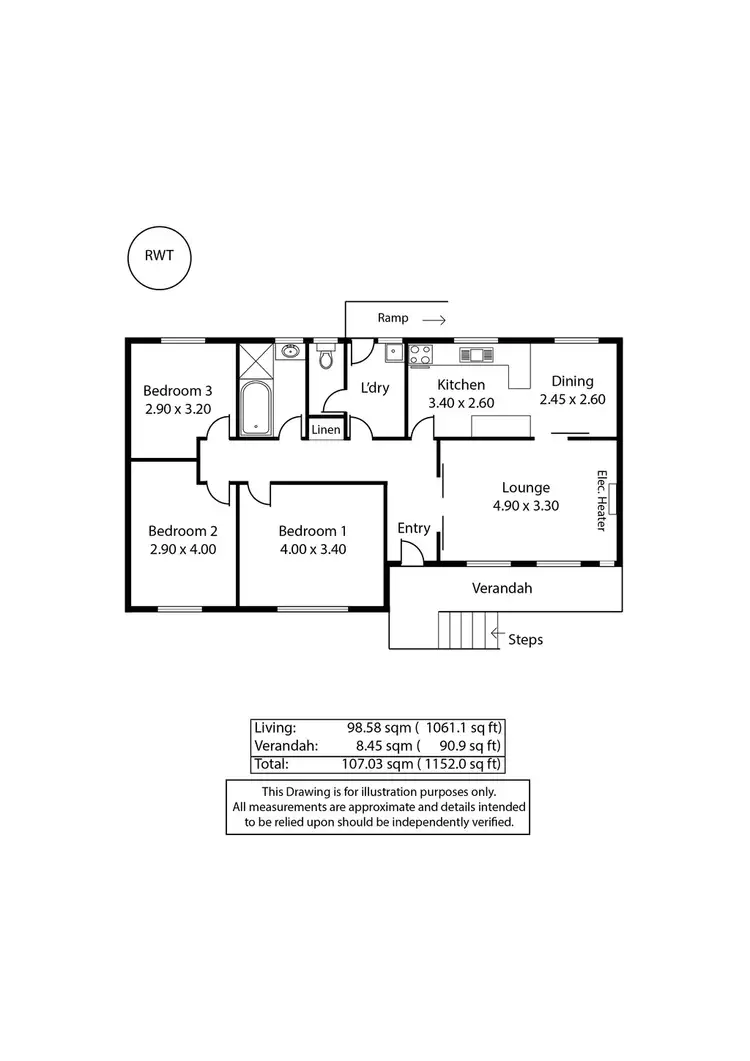 Floorplan of Homely house listing, 21 Elizabeth Street, Woodside SA 5244