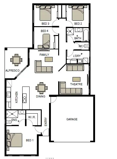 Floorplan of Homely house listing, 7 Sunburst Street, Mount Low QLD 4818