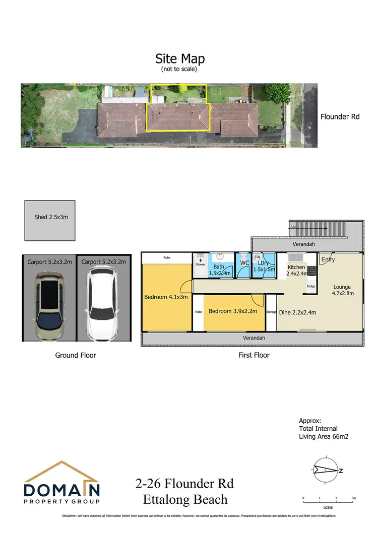 Floorplan of Homely villa listing, 2/26 Flounder Road, Ettalong Beach NSW 2257