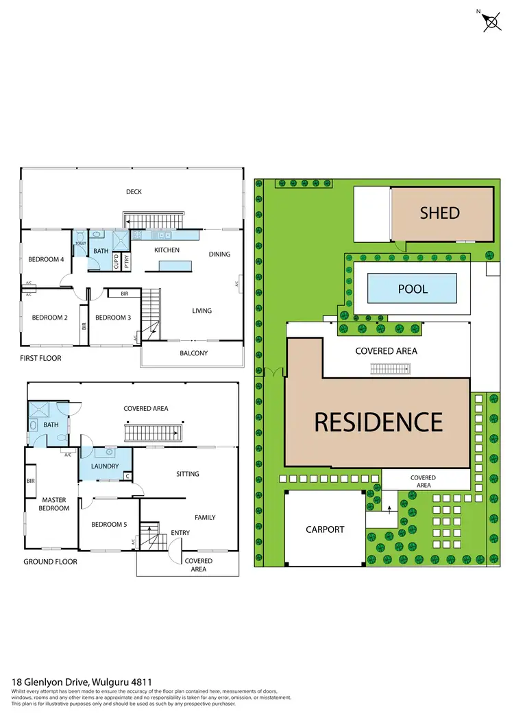 Floorplan of Homely house listing, 18 Glenlyon Drive, Wulguru QLD 4811