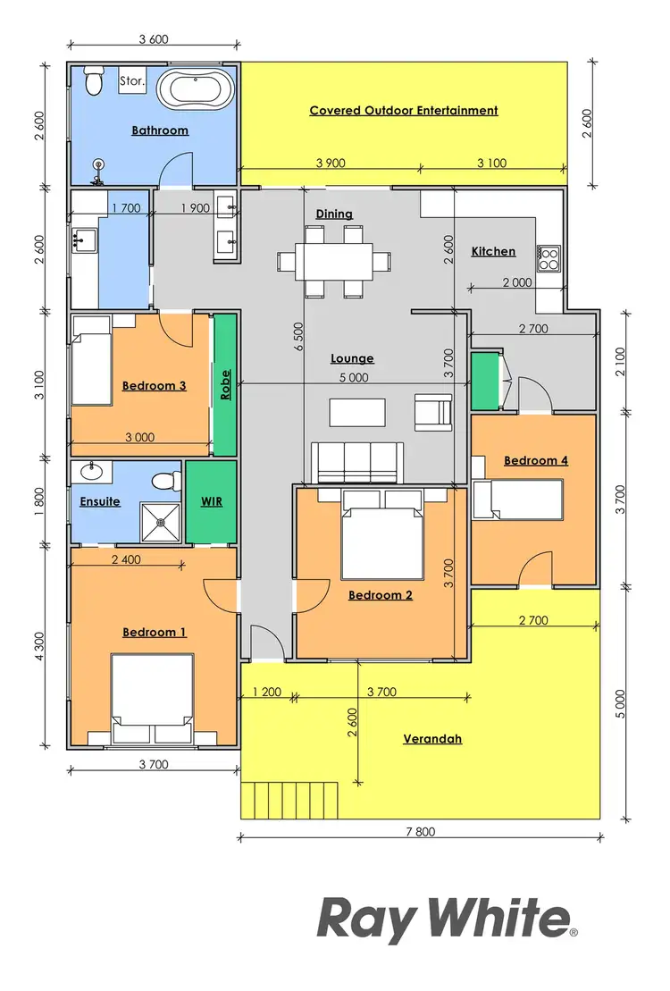 Floorplan of Homely house listing, 48 Pulteney Street, Taree NSW 2430