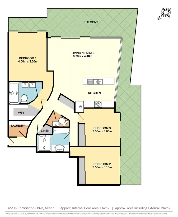 Floorplan of Homely apartment listing, 4/205 Coronation Drive, Milton QLD 4064