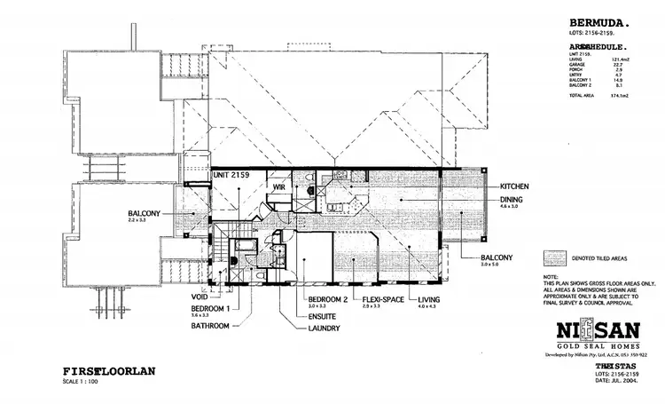 Floorplan of Homely unit listing, 2159/1 The Vistas Drive, Carrara QLD 4211