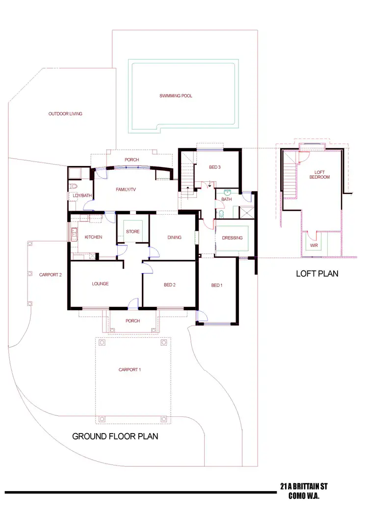 Floorplan of Homely house listing, 21A Brittain Street, Como WA 6152