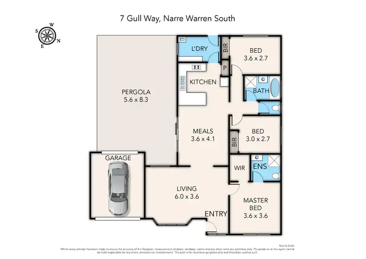 Floorplan of Homely house listing, 7 Gull Way, Narre Warren South VIC 3805