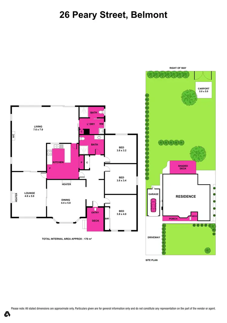 Floorplan of Homely house listing, 26 Peary Street, Belmont VIC 3216