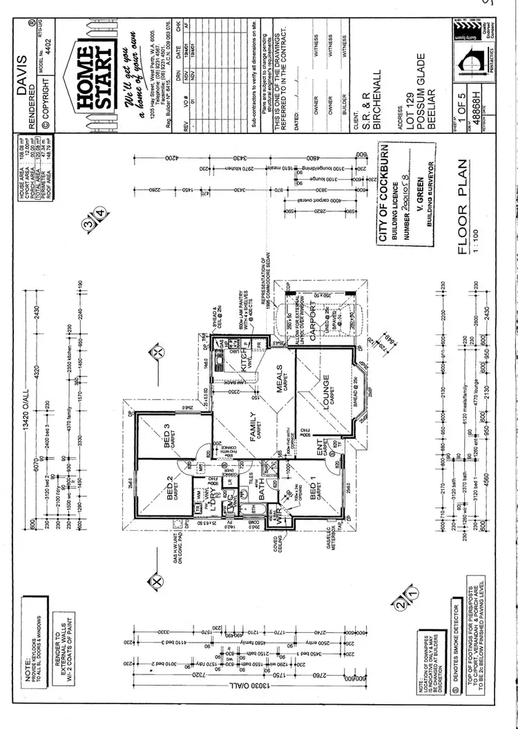 Floorplan of Homely house listing, 27 Possum Glade, Beeliar WA 6164