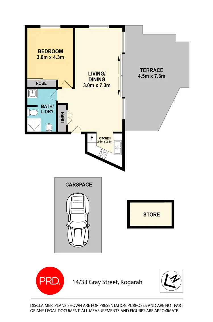 Floorplan of Homely apartment listing, 14/33 Gray Street, Kogarah NSW 2217