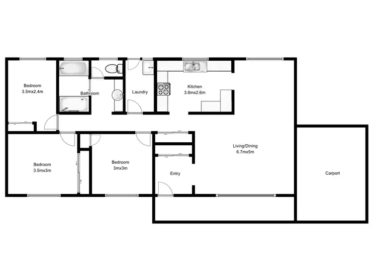 Floorplan of Homely villa listing, 11/31 Julianne Street, Dapto NSW 2530