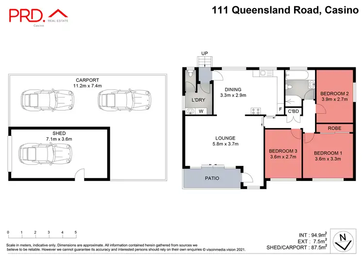 Floorplan of Homely house listing, 111 Queensland Road, Casino NSW 2470