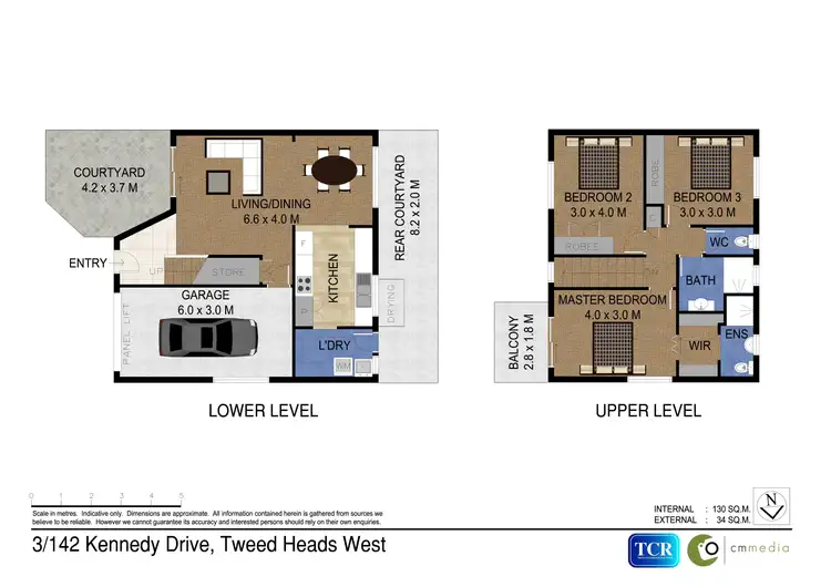 Floorplan of Homely townhouse listing, 3/142 Kennedy Drive, Tweed Heads West NSW 2485