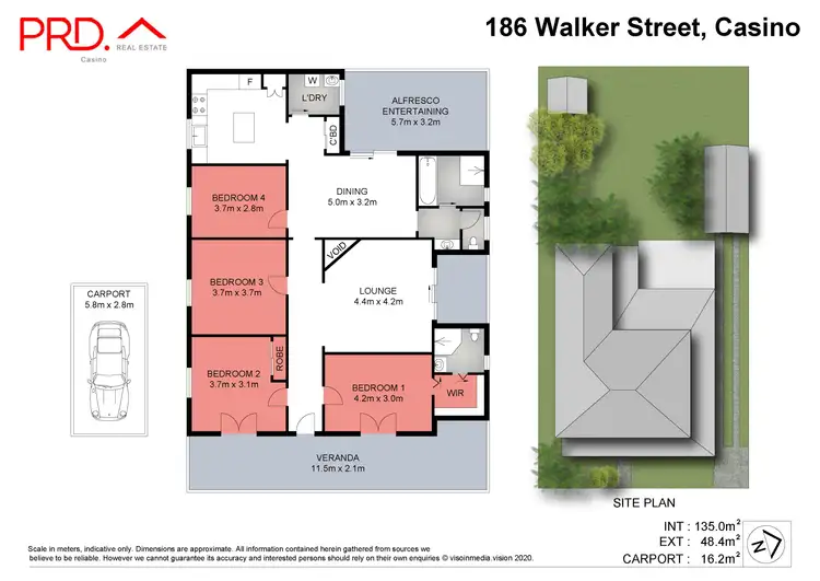 Floorplan of Homely house listing, 186 Walker Street, Casino NSW 2470