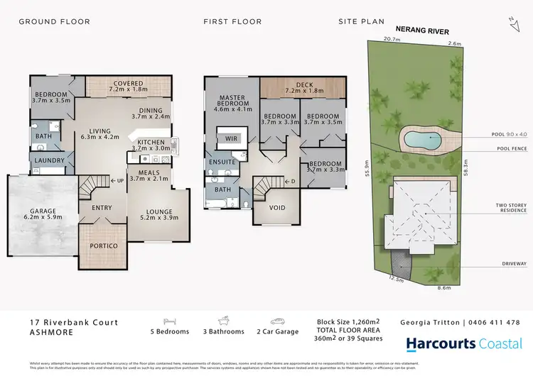 Floorplan of Homely house listing, 17 Riverbank Court, Ashmore QLD 4214